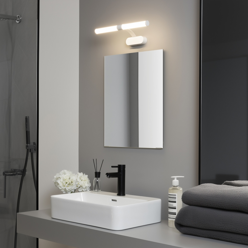 Brilagi - Iluminação LED para espelho 2 em 1 TUBEO LED/6W/230V 40 cm IP44 branca