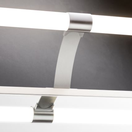 Brilagi - Iluminação LED para espelho 2 em 1 TUBEO LED/6W/230V 40 cm IP44 prateada