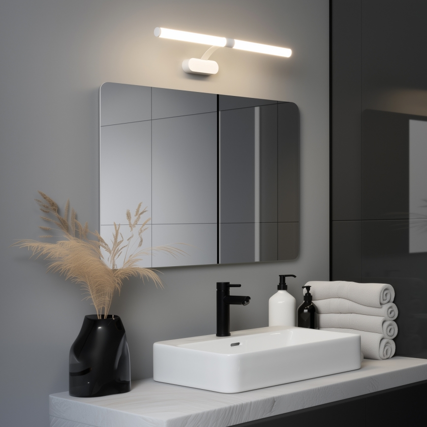 Brilagi - Iluminação LED para espelho de casa de banho 2 em 1 TUBEO LED/8W/230V 60 cm IP44 branca