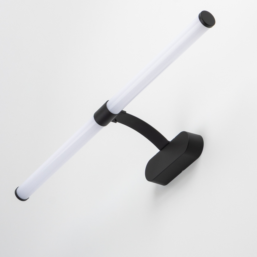 Brilagi - Iluminação LED 2 em 1 para espelho de casa de banho TUBEO LED/8W/230V 60 cm IP44 preta