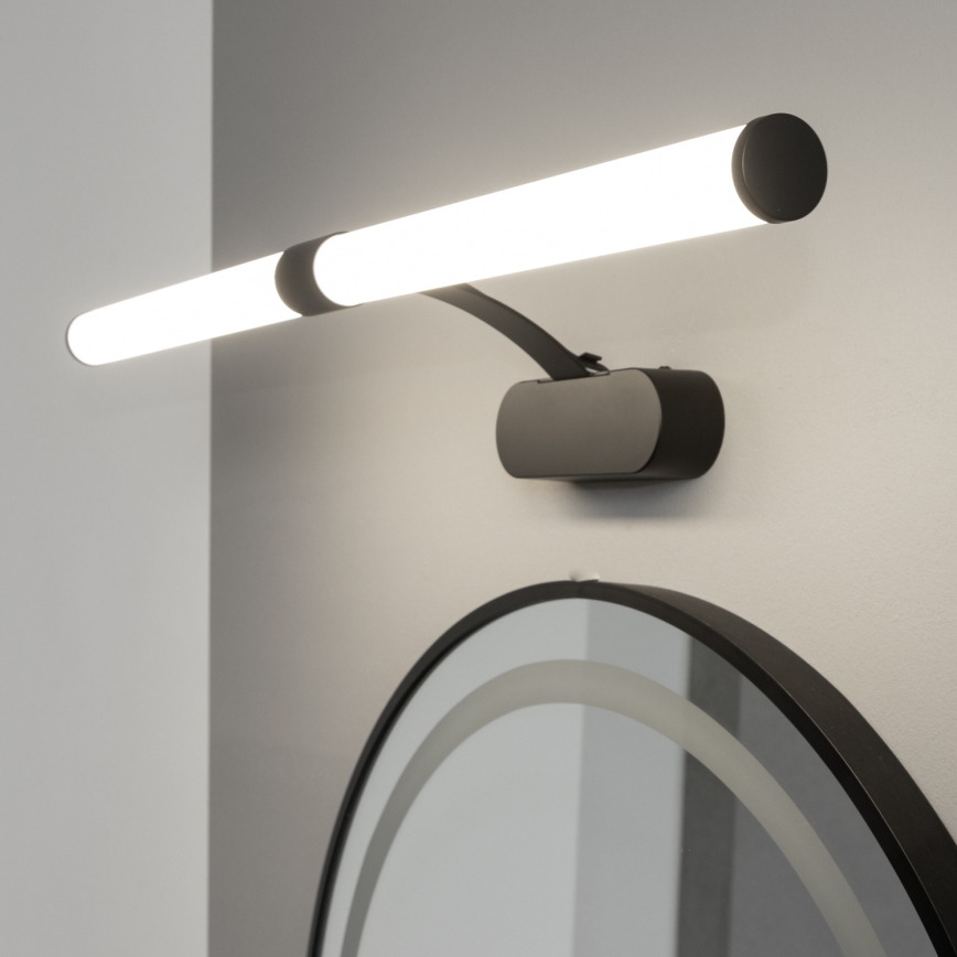 Brilagi - Iluminação LED 2 em 1 para espelho de casa de banho TUBEO LED/8W/230V 60 cm IP44 preta