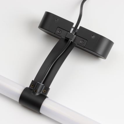 Brilagi - Iluminação LED 2 em 1 para espelho de casa de banho TUBEO LED/8W/230V 60 cm IP44 preta