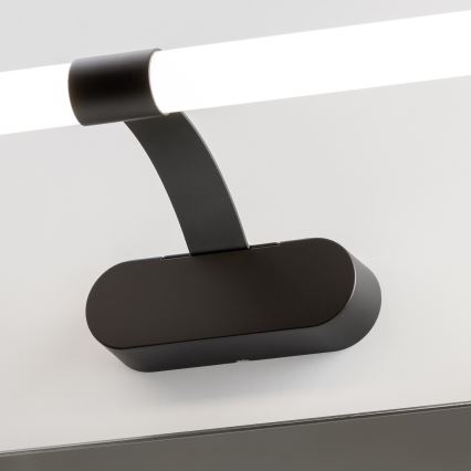 Brilagi - Iluminação LED 2 em 1 para espelho de casa de banho TUBEO LED/8W/230V 60 cm IP44 preta