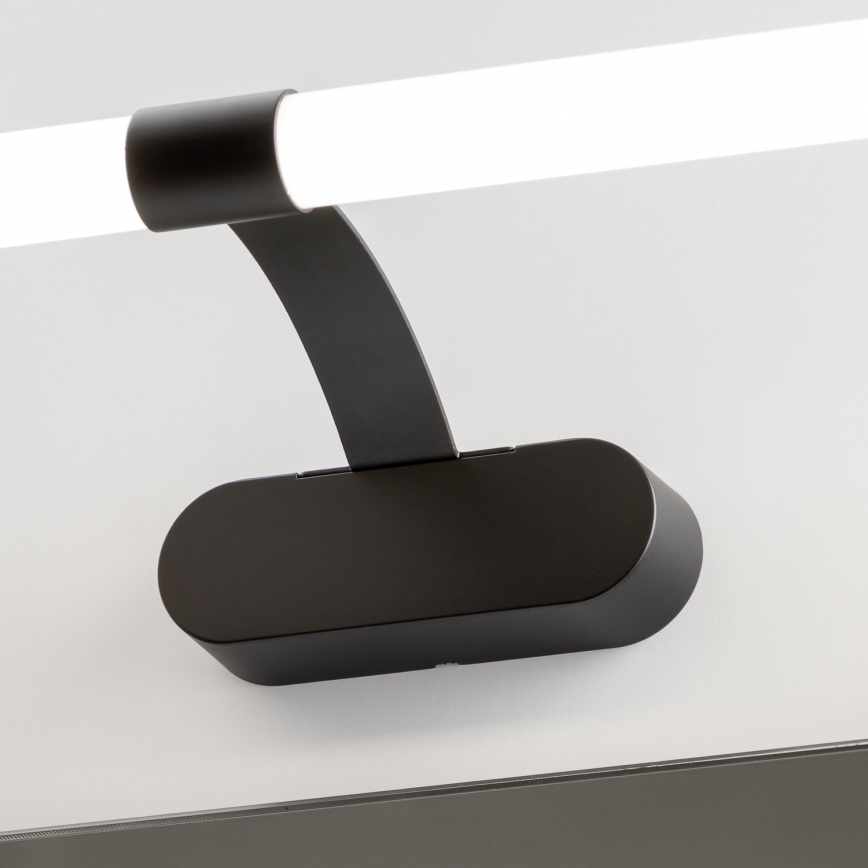 Brilagi - Iluminação LED 2 em 1 para espelho de casa de banho TUBEO LED/8W/230V 60 cm IP44 preta