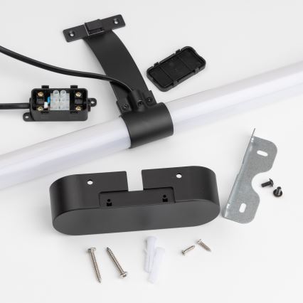 Brilagi - Iluminação LED 2 em 1 para espelho de casa de banho TUBEO LED/8W/230V 60 cm IP44 preta