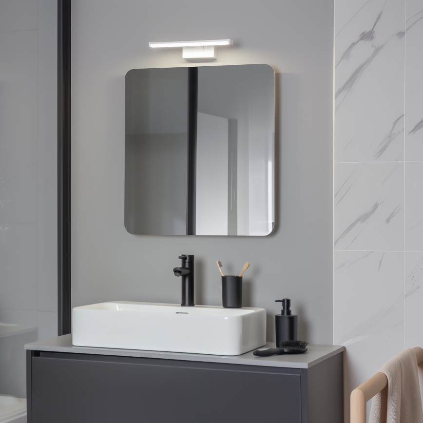 Brilagi - Iluminação LED 3 em 1 para espelho de casa de banho VESTRA LED/6W/230V 30 cm IP44 branco