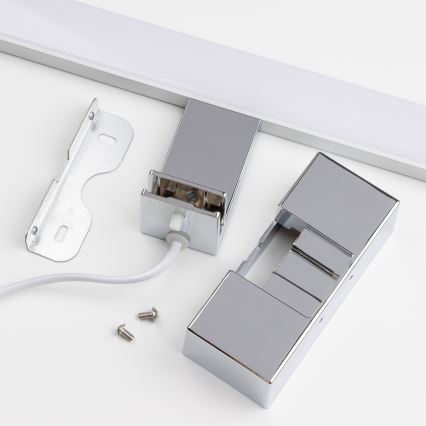 Brilagi - Iluminação LED para espelho de casa de banho 3 em 1 VESTRA LED/6W/230V 30 cm IP44 cromado brilhante