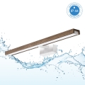 Brilagi - Iluminação LED para espelho de casa de banho WOODY MIRROR 3 em 1 LED/12W/230V 60 cm IP44 branco/carvalho nogueira