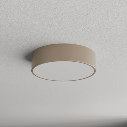 Brilagi - Iluminação de teto para casa de banho com sensor CLARE 2xE27/48W/230V diâmetro 30 cm IP54 bege