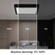 Brilagi - Iluminação de teto para casa de banho LED com regulação FRAME SMART LED/24W/230V 3000-6000K IP44 preto + comando