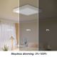 Brilagi - Iluminação de teto para casa de banho LED com regulação FRAME SMART LED/24W/230V 3000-6000K IP44 branco + comando