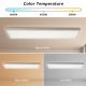 Brilagi - Iluminação de teto para casa de banho LED com regulação FRAME SMART LED/50W/230V 3000-6000K IP44 branco + comando