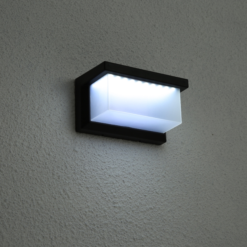 Brilagi - LED Candeeiro de parede solar com sensor de movimento e crepúsculo BRICK LED/12W/5,5V 1200 mAh IP65