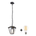 BRILAGI -  Iluminação suspensa exterior LED LUNA 1xE27/60W/230V IP44