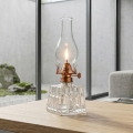 Brilagi - Lâmpada a petróleo MERLIN transparente/bronze/pátina