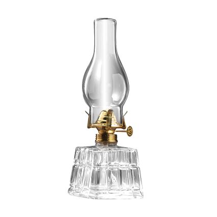Brilagi - Lâmpada a petróleo MERLIN transparente/dourada