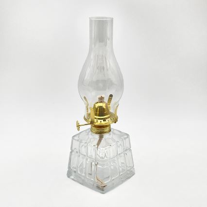 Brilagi - Lâmpada a petróleo MERLIN transparente/dourada