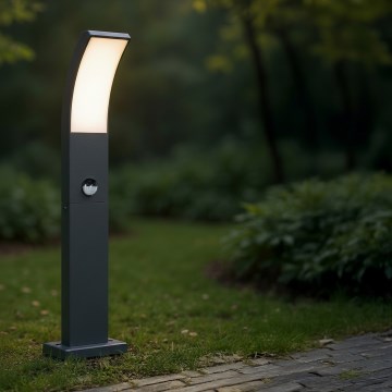 Brilagi - Lâmpada de exterior LED com sensor ARCELO LED/9W/230V 50 cm IP44