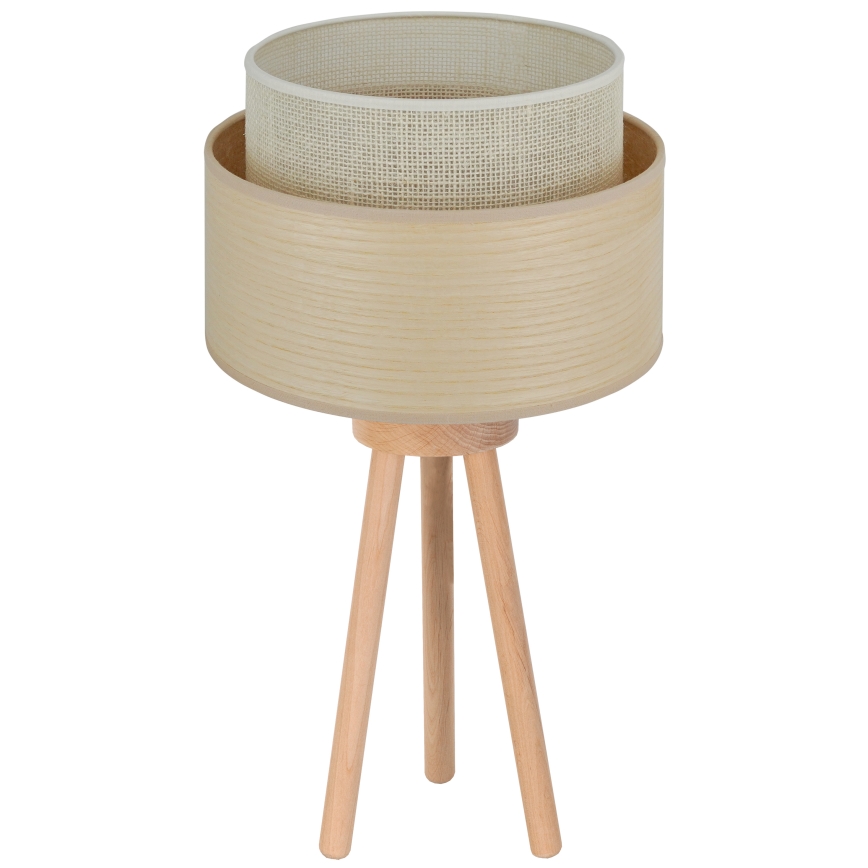 Brilagi - Lâmpada de mesa ARIZONA BOHO 1xE27/15W/230V bege