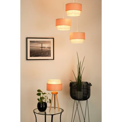 Brilagi - Lâmpada de mesa ARIZONA BOHO 1xE27/15W/230V bege