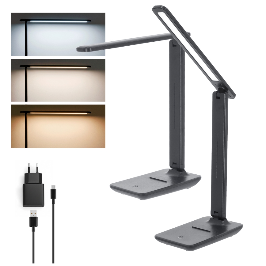 Brilagi - Lâmpada de mesa dimerizável MODO LED/7W/230V 3000/4000/6500K antracite