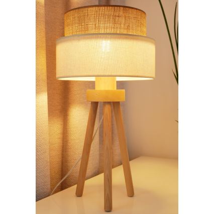 Brilagi - Lâmpada de Mesa LED ESTILO BOHO 1xE27/15W/230V