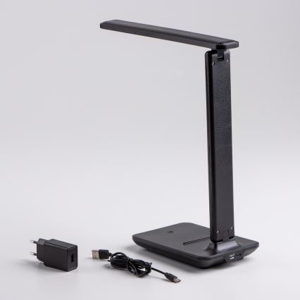 Brilagi - Lâmpada de mesa LED regulável MODO LED/7W/230V 3000/4000/6500K preta