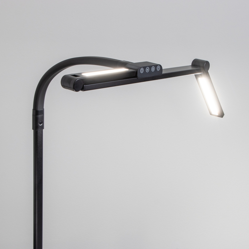 Brilagi - Candeeiro de mesa LED tátil dimerizável com grampo VARIO LED/24W/230V 3000-6500K CRI 92 preto