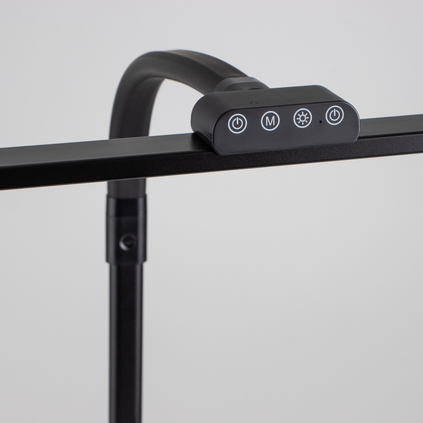 Brilagi - Candeeiro de mesa LED tátil dimerizável com grampo VARIO LED/24W/230V 3000-6500K CRI 92 preto