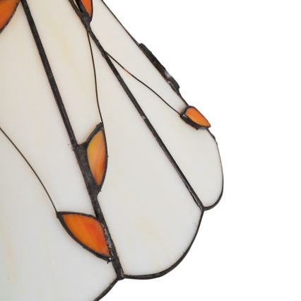Brilagi - Lâmpada de mesa Tiffany em vitral FOLIA 1xE27/60W/230V