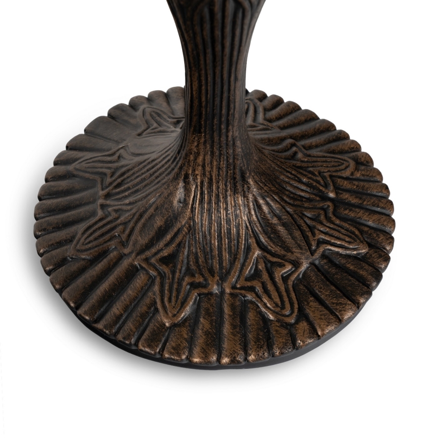 Brilagi - Lâmpada de mesa Tiffany em vitral FOLIA 1xE27/60W/230V
