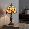 Brilagi - Lâmpada de mesa Tiffany em vitral MIRABELLA 1xE27/60W/230V