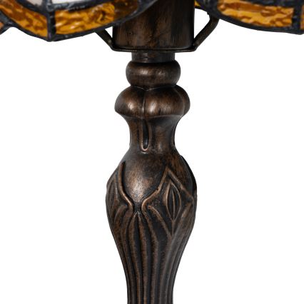 Brilagi - Lâmpada de mesa Tiffany em vitral MIRABELLA 1xE27/60W/230V