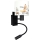 Brilagi - Lâmpada de Parede Flexível LED Infantil BOBO 1xE27/25W/230V + LED/3W preta/branca/com motivos de animais