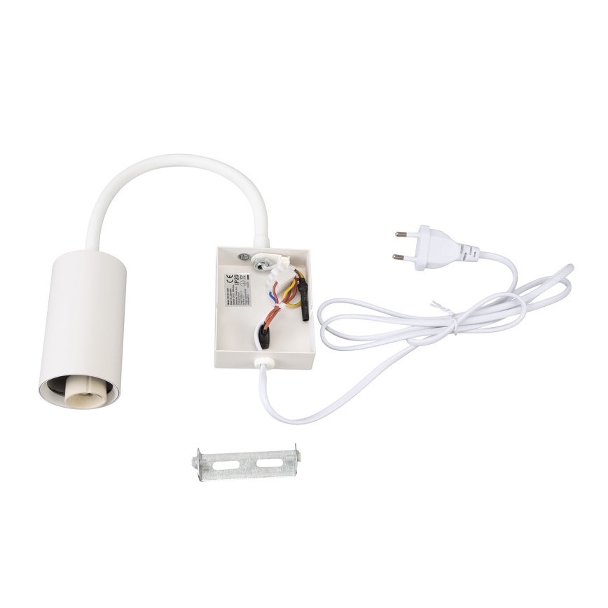 Brilagi - Aplique de parede flexível com interruptor SELE 1xGU10/30W/230V branco