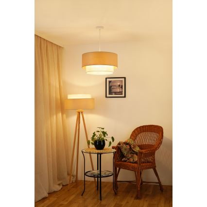 Brilagi - Candeeiro de pé ARIZONA BOHO 1xE27/15W/230V bege