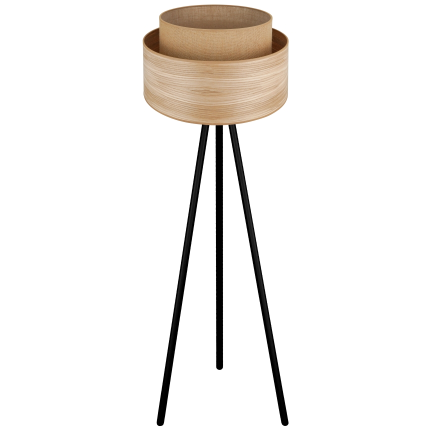 Brilagi - Candeeiro de pé MONTANA BOHO 1xE27/15W/230V castanho/preto