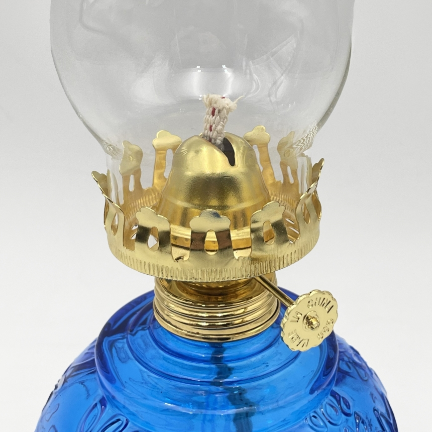 Brilagi - Lâmpada de petróleo MERLIN azul