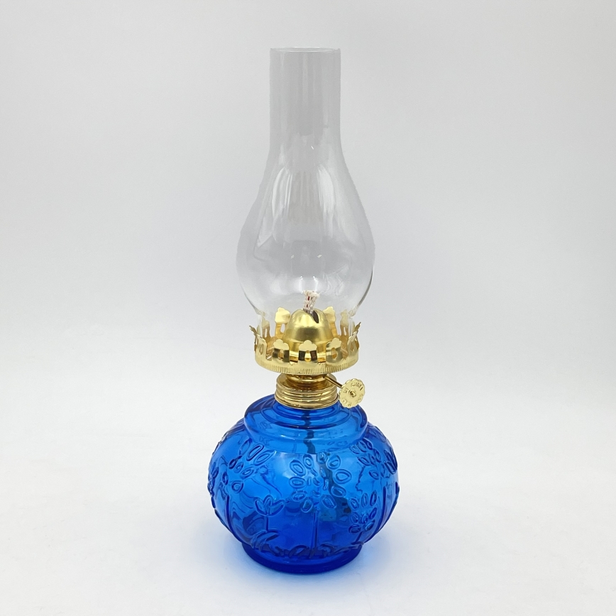 Brilagi - Lâmpada de petróleo MERLIN azul