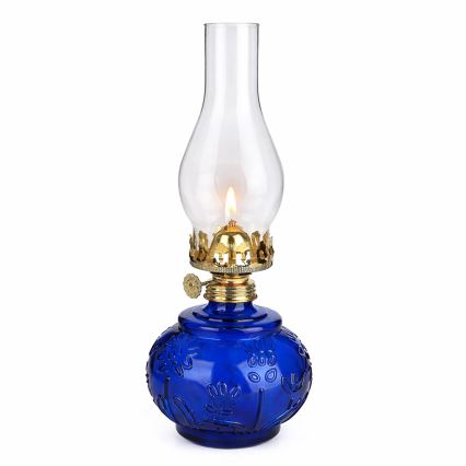 Brilagi - Lâmpada de petróleo MERLIN azul