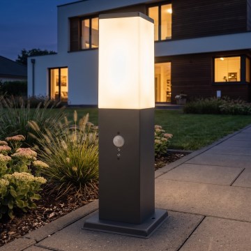 Brilagi - Lâmpada exterior com sensor NOVA 1xE27/15W/230V 40 cm IP44 antracite
