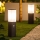 Brilagi - Lâmpada exterior com sensor NOVA 1xE27/15W/230V 40 cm IP44 preta