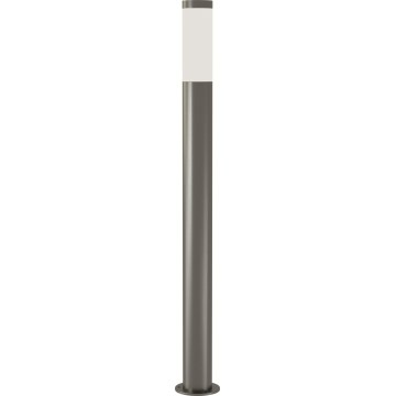 Brilagi - Lâmpada exterior LED RGBW dimerizável ELIA 1xE27/6,5W/230V 2700-6500K IP44 Wi-Fi 100 cm cromo fosco