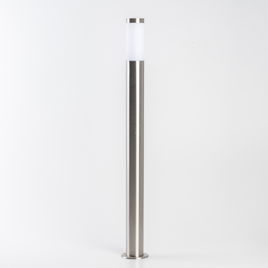 BRILAGI - Lâmpada exterior LED RGBW dimerizável ELIA 1xE27/6,5W/230V 2700-6500K IP44 Wi-Fi 100 cm cromo fosco
