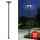 Brilagi - Lâmpada LED de rua para exterior com poste de 4 m URBANSPARK LED/120W/230V preta IP65