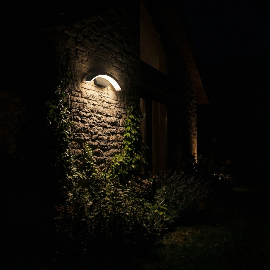 Brilagi - Lâmpada LED Exterior com Sensor ARCELO LED/9W/230V 50 cm IP54