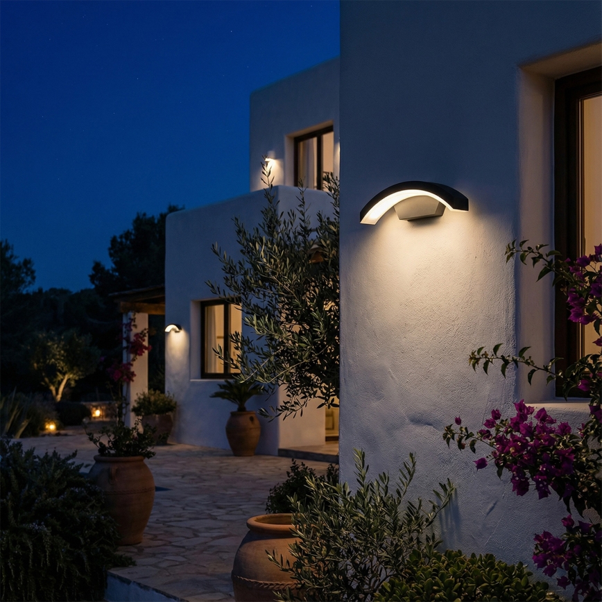 Brilagi - Lâmpada LED Exterior com Sensor ARCELO LED/9W/230V 50 cm IP54