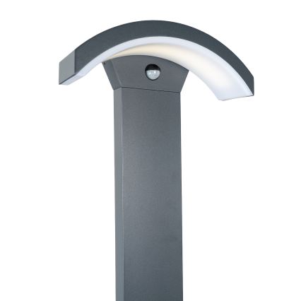 Brilagi - Lâmpada LED Exterior com Sensor ARCELO LED/9W/230V 80 cm IP54