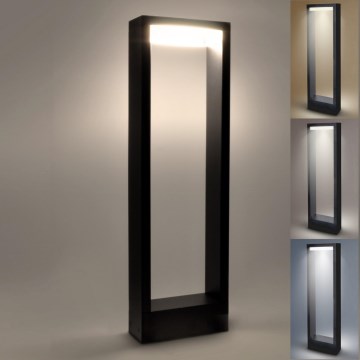 Brilagi - Lâmpada LED Exterior RAGUSA LED/7W/230V 3000/4000/6000K preta IP54 50 cm