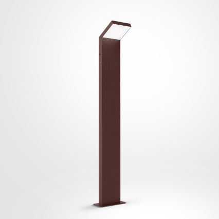 Brilagi - Lâmpada LED para exterior RIANO LED/8W/230V, castanha, IP65, 80 cm